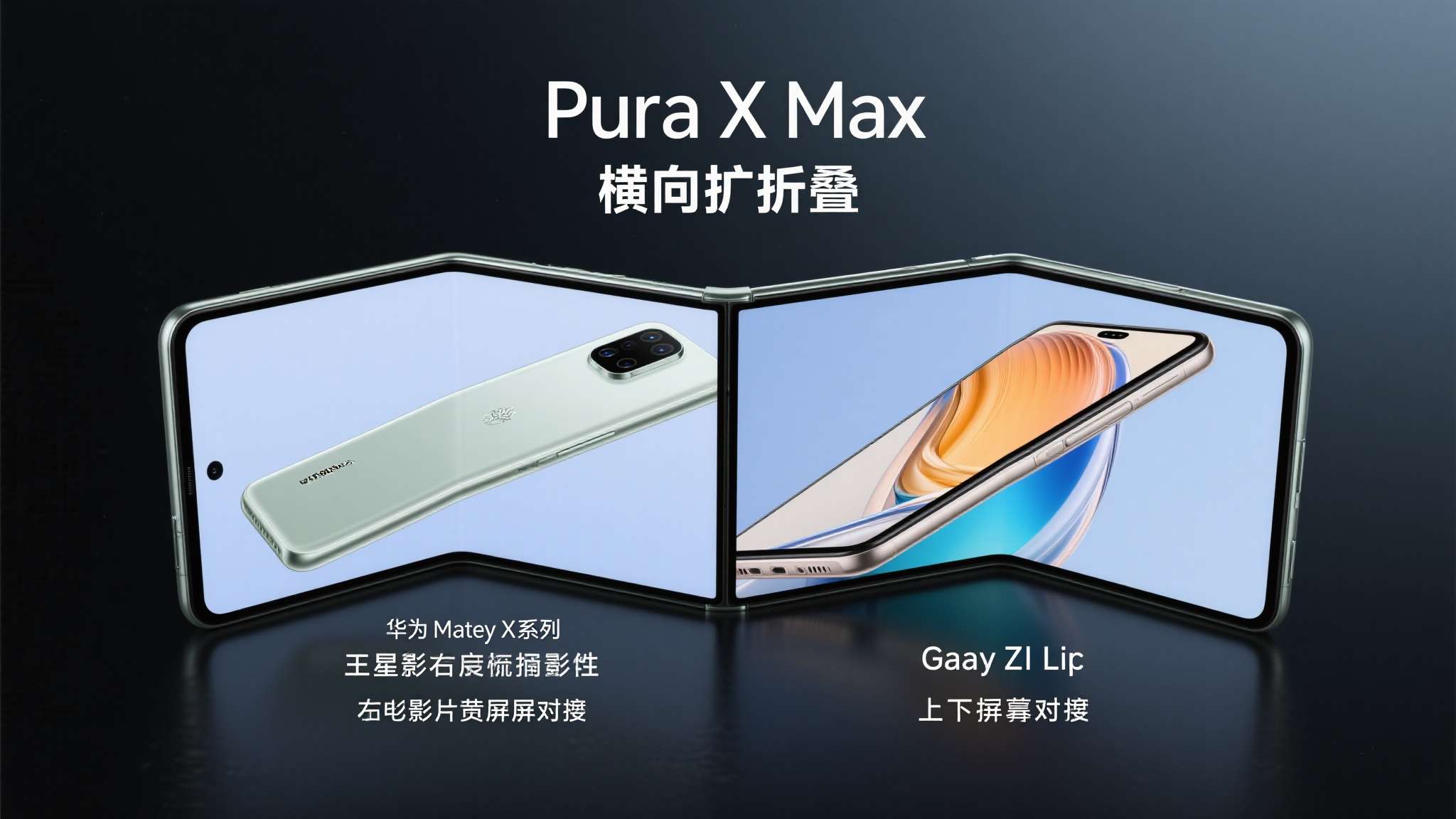 目前市面上主流的折叠手机主要分为两种形态：一种是像华为Mate X系列、三星Ga